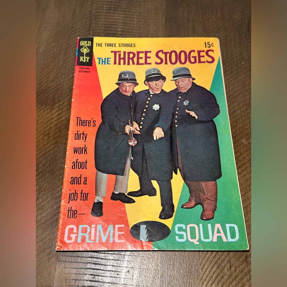 THREE STOOGES #40 - CRIME SQUAD "The Fisherman Collection" (4.5) 1968